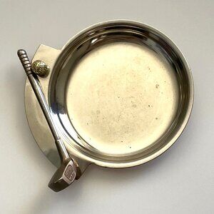 VINTAGE GOLF TRINKET TRAY GOLF BALL PUTTER